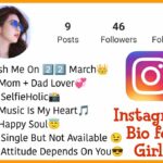 Instagram bio ideas with emoji for girls